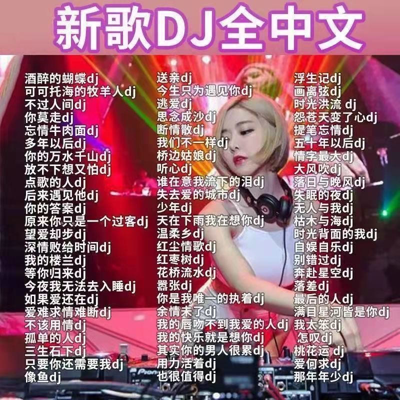 DJ最新中文歌曲潮流之聲，情感之韻的韻律之旅